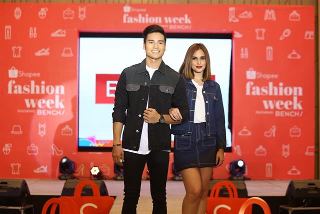 Shopee Fashion Week Up To 95% Off The Hottest Fashion Items Bench models Marco Gumabao and Max Collins