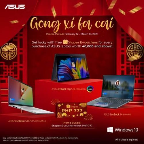 ASUS Free Shopee Vouchers