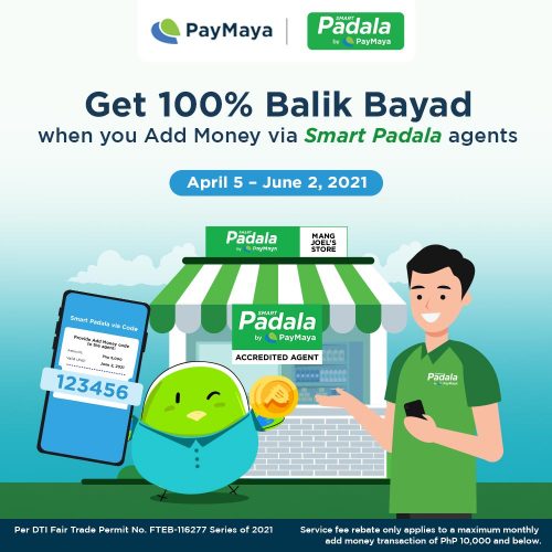 PayMaya Add Money via Smart Padala