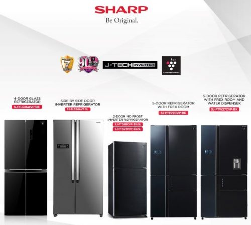 Sharp J-Tech Inverter Refrigerator and Air Conditioner