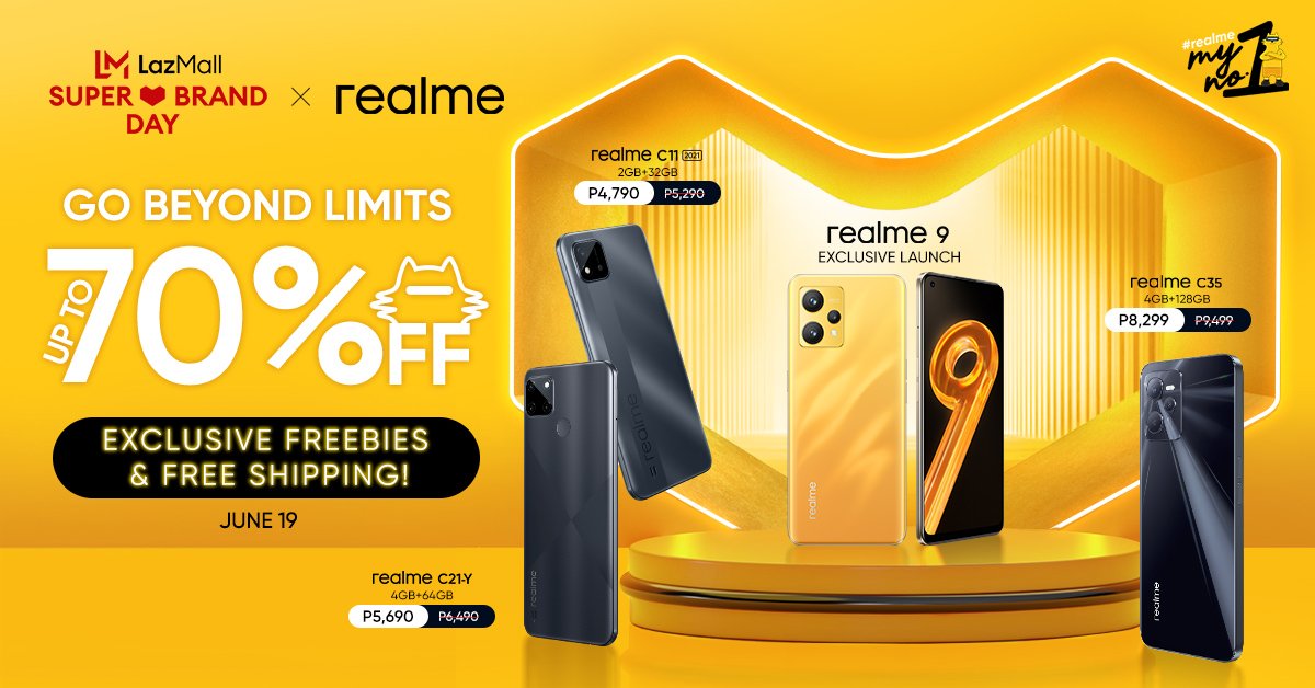 realme Lazada Super Brand Day Sale