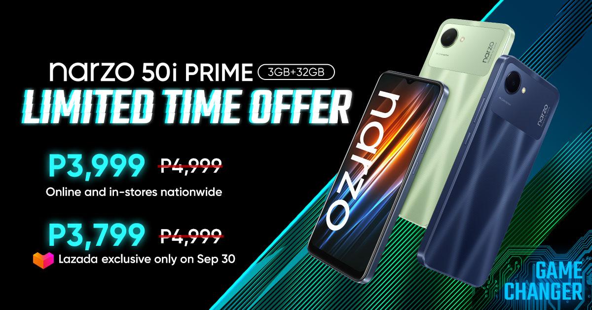 narzo 50i Prime sale Lazada