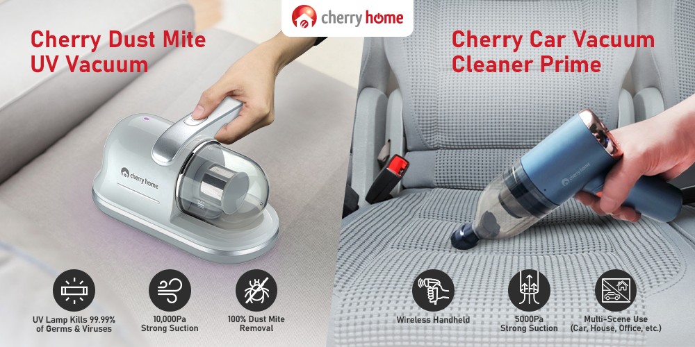 Cherry Home Dust Mite x Car Vacuum