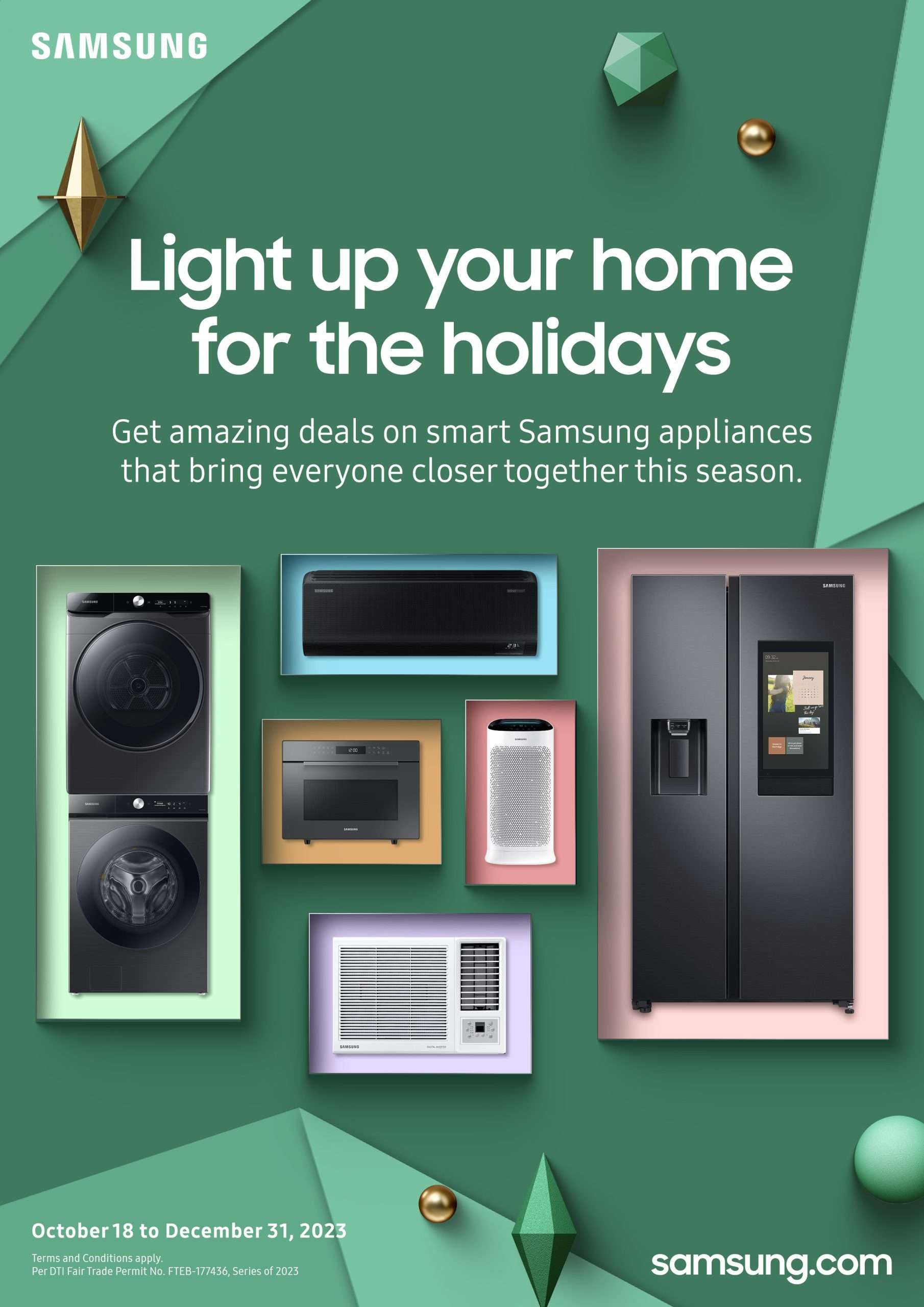 Samsung Digital Appliances 2023 Holiday