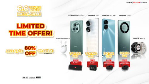 HONOR Philippines 6.6 Mega Sale