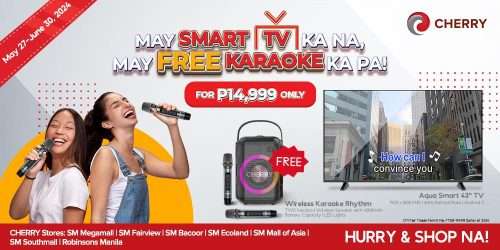 CHERRY Aqua Smart TV CHERRY Wireless Karaoke Rhythm