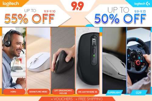 Logitech 9.9 Double Digit Sale Shopee