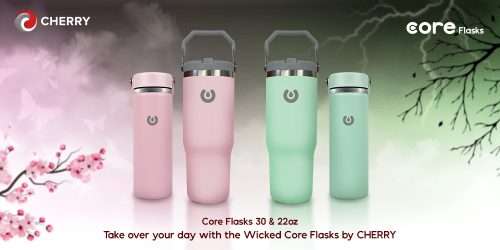 CHERRY Wicked Core Flasks