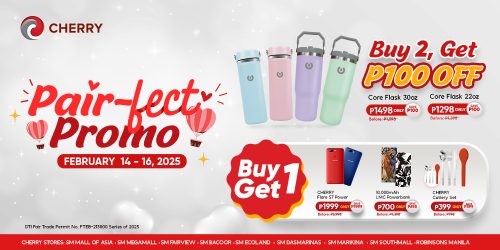 CHERRY Core Flasks PAIR FECT Valentine's Sweet Deals